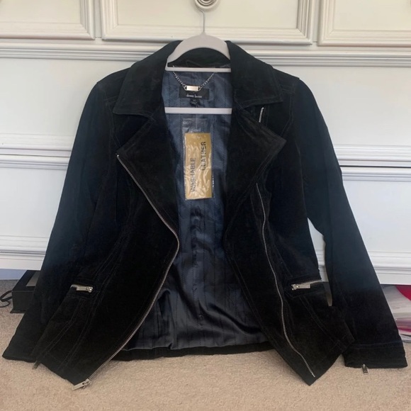 Dennis Basso Leather Jacket - Picture 2 of 9